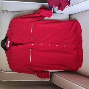 Calvin Klein Women's long sleeve blouse size S